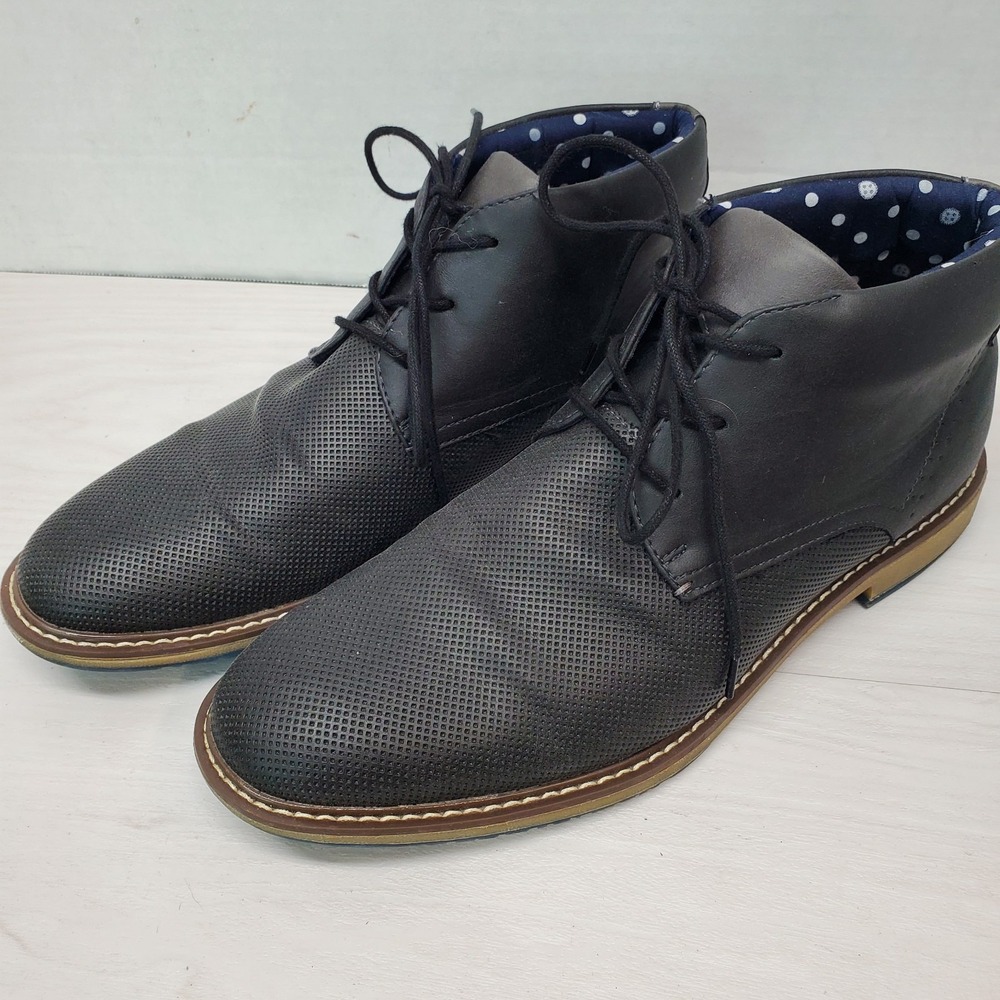 Steve Madden Sestin Chukka Boots 9.5 M Blue Comfort Casual Work School Fast Ship